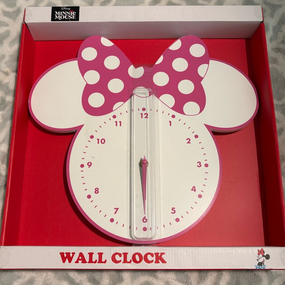 Disney Minnie Mouse Wall Clock